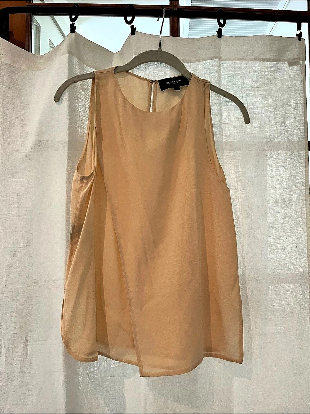 Derek Lam Silk Sleeveless Blouse in pale pink  US 4 Like New